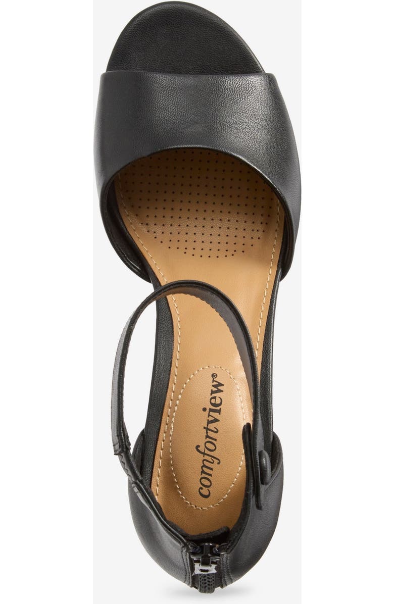 Comfortview The Fallon Sandal, Alternate, color, Black