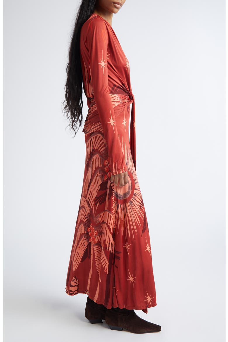 long sleeve coral maxi dress Coral Long Sleeve Maxi Dress 26247