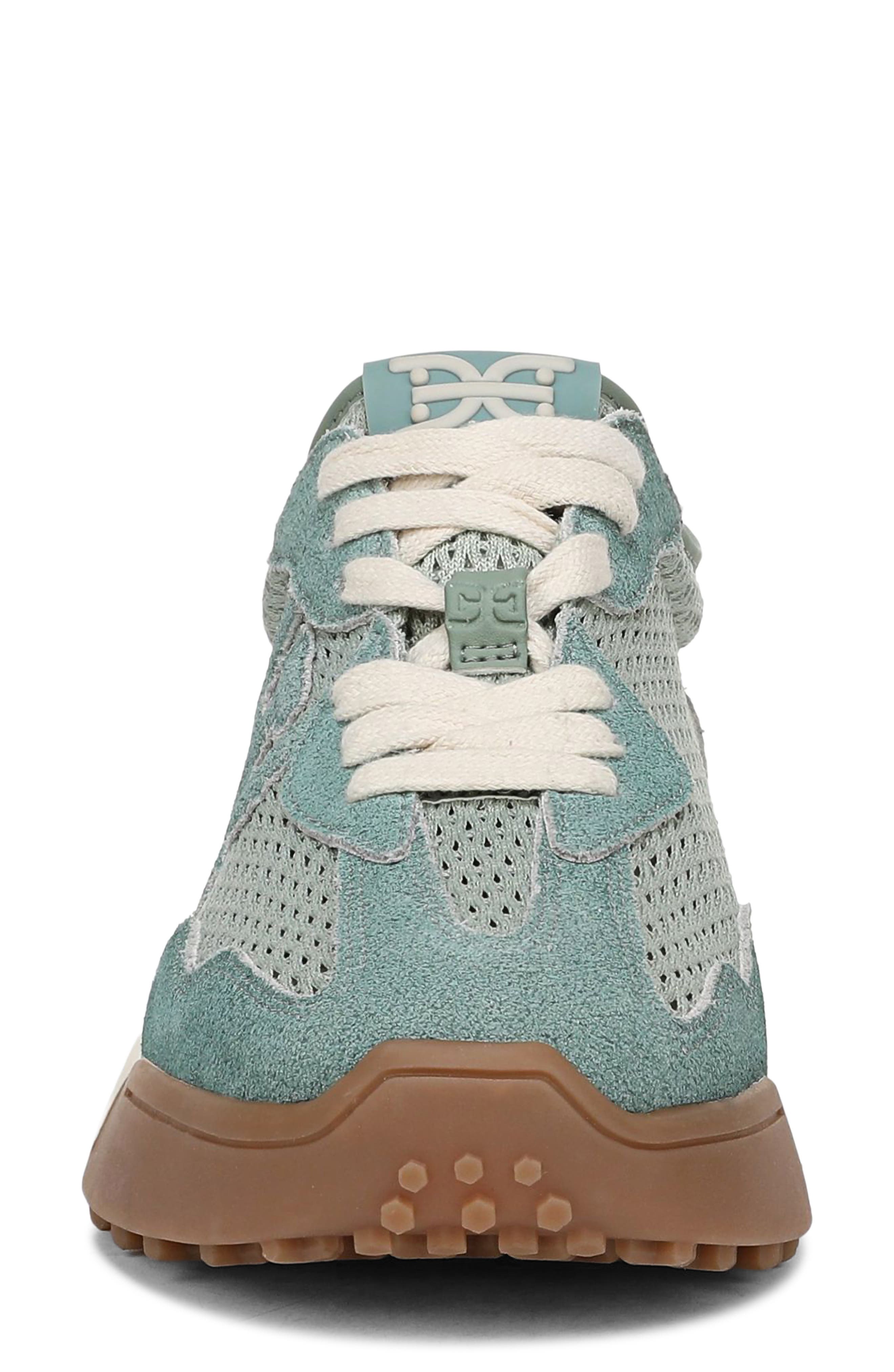Langley Mesh Sneaker, Alternate, color, SAGE SKY/ ANTIQUE GREEN