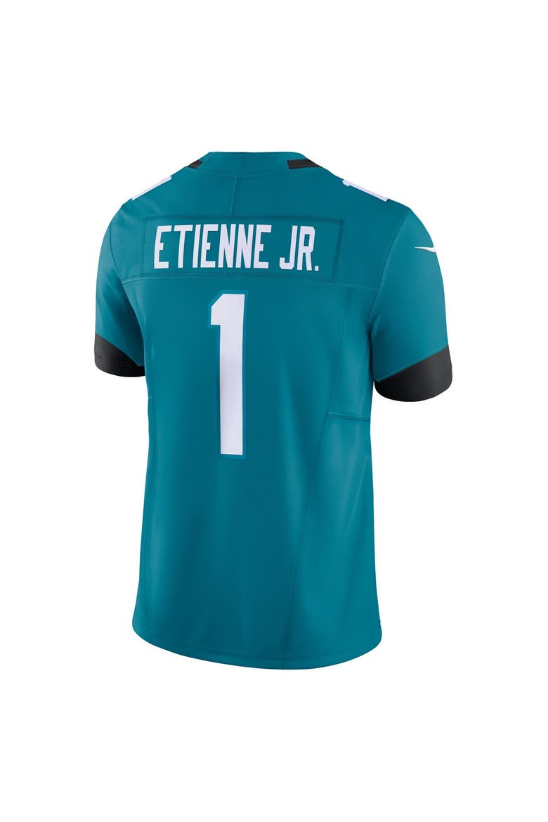 Men's Nike Travis Etienne Teal Jacksonville Jaguars Vapor F.U.S.E. Limited Jersey, Alternate, color, Teal