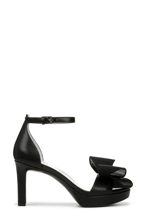 Naturalizer Women's Always Evening Dress Sandals In Black Faux Leather
