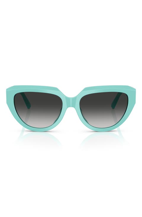 55mm Gradient Pillow Sunglasses