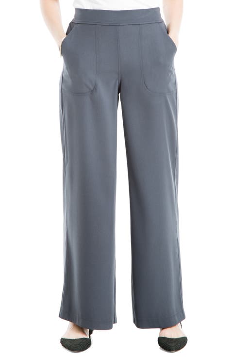 Twill Easy Wide Leg Trouser