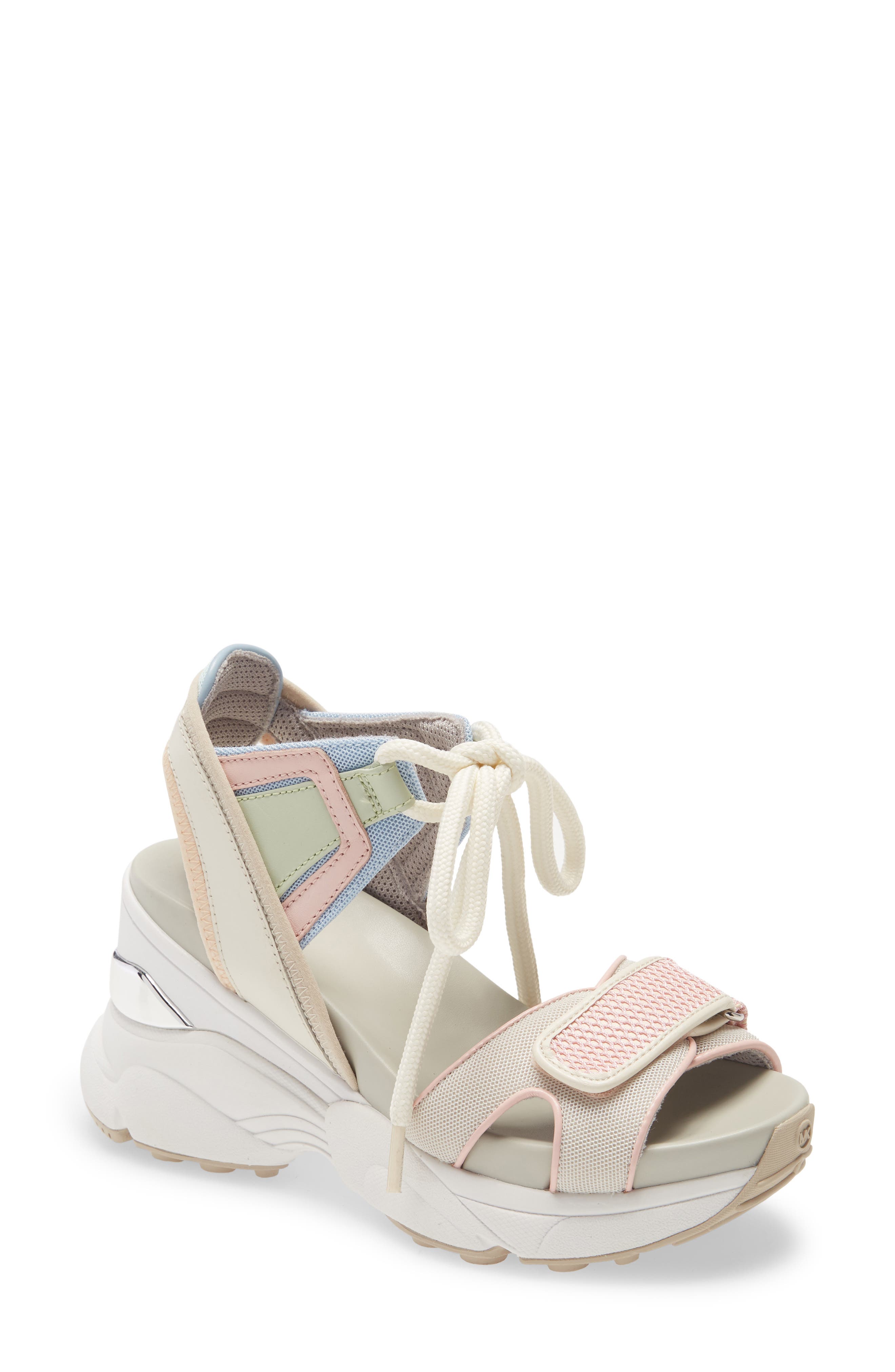 MICHAEL Michael Kors Irma Sneaker Sandal, Main, color, Cream