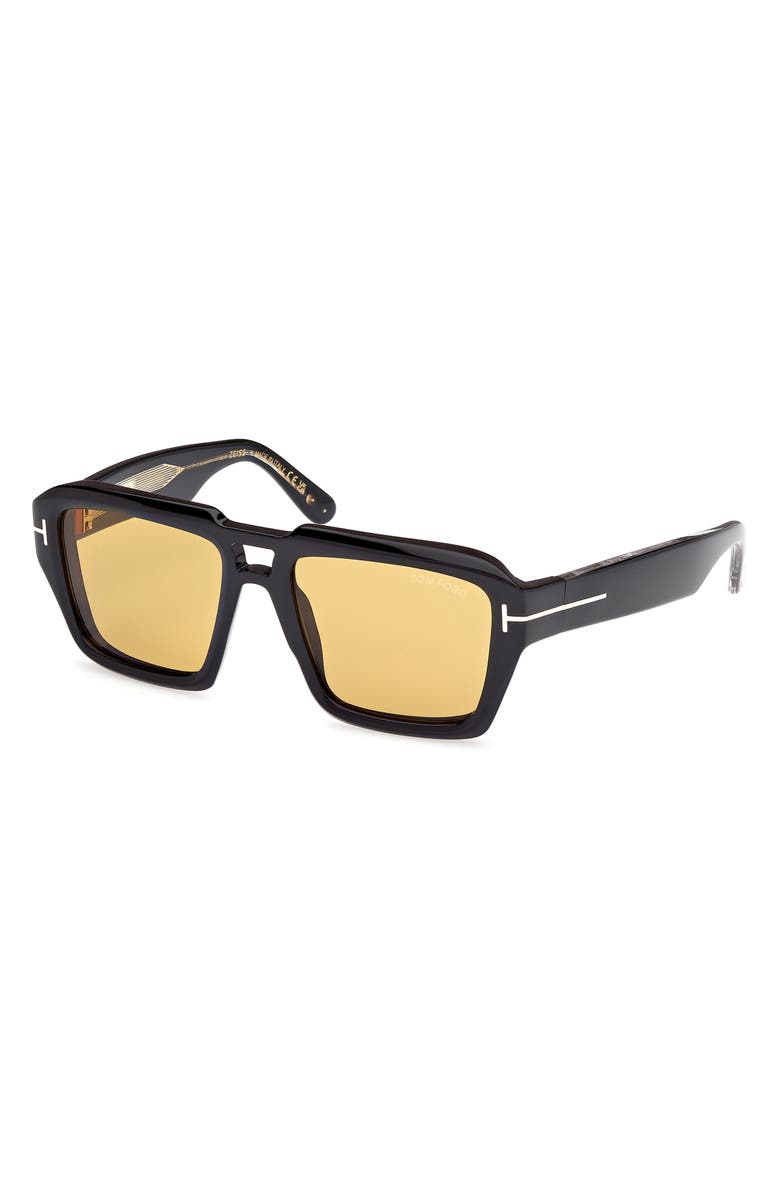 TOM FORD Icon 56mm Navigator Sunglasses, Alternate, color, 