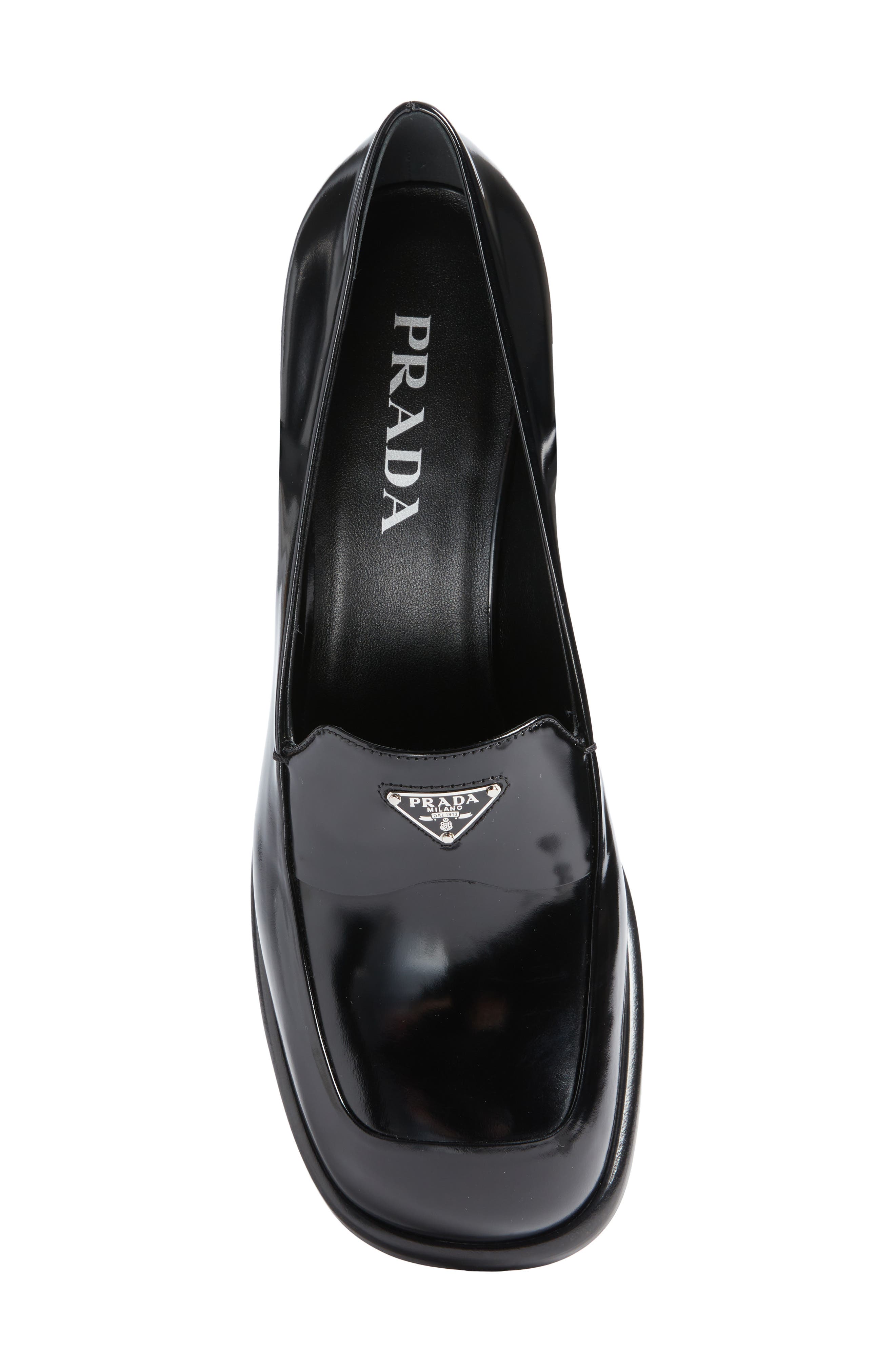 Platform Loafer Pump, Alternate, color, NERO