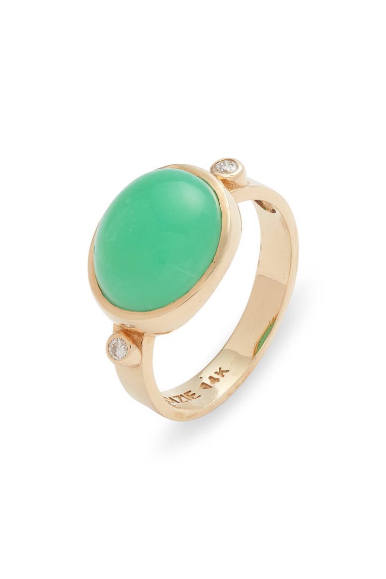 Classique Oval Ring, Main, color, GREEN