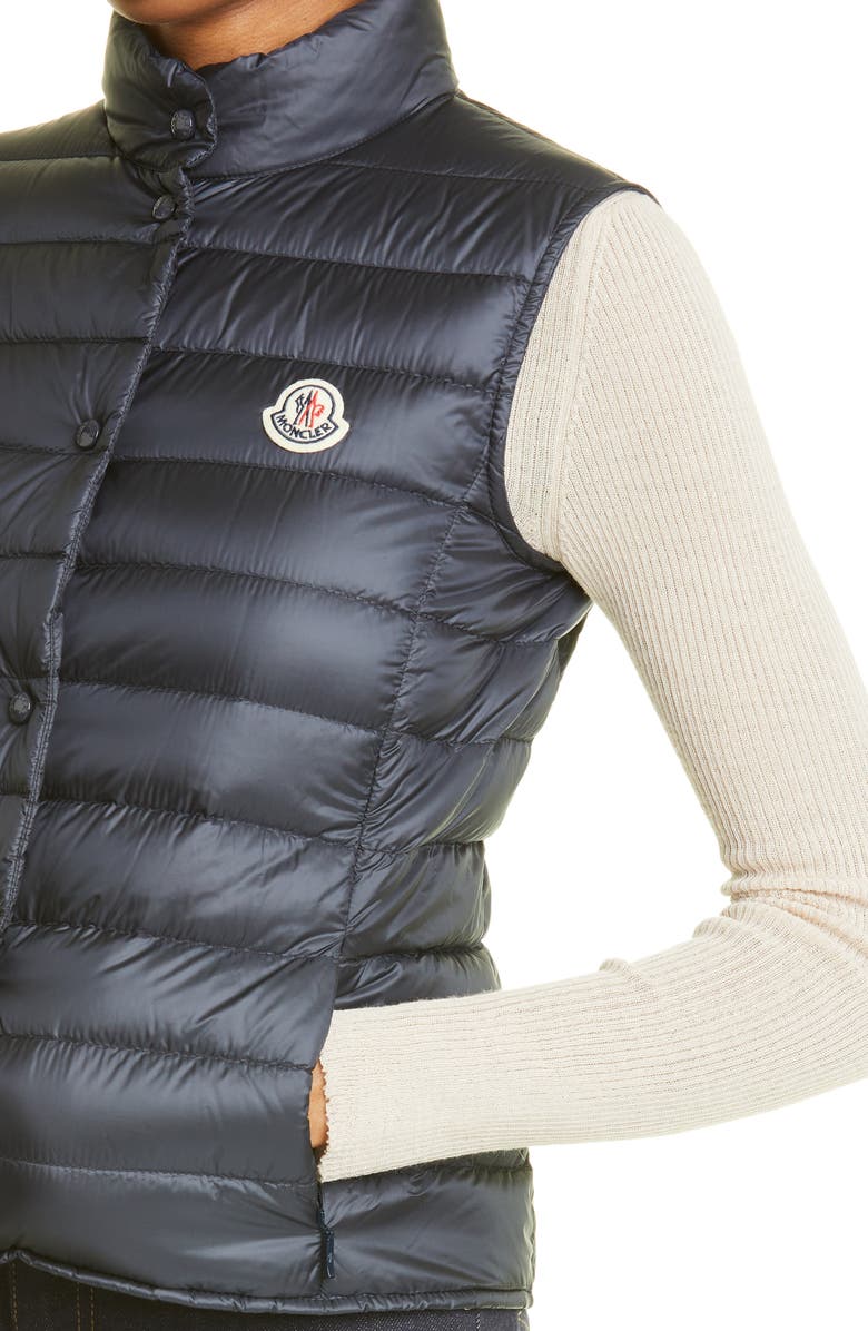 Moncler Liane Quilted Down Puffer Vest, Alternate, color, 