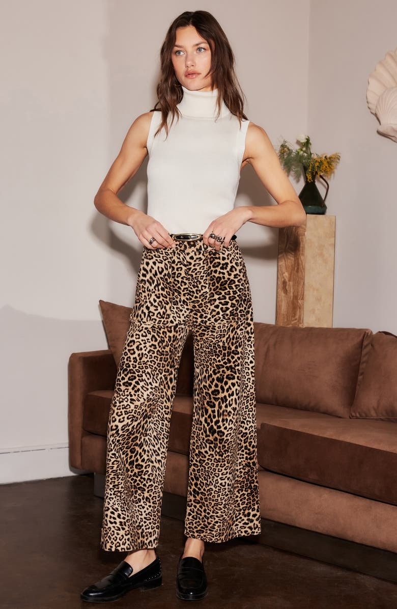 FIFTEEN TWENTY Kelli Turtleneck Sleeveless Rib Sweater, Alternate, color, Creamy White