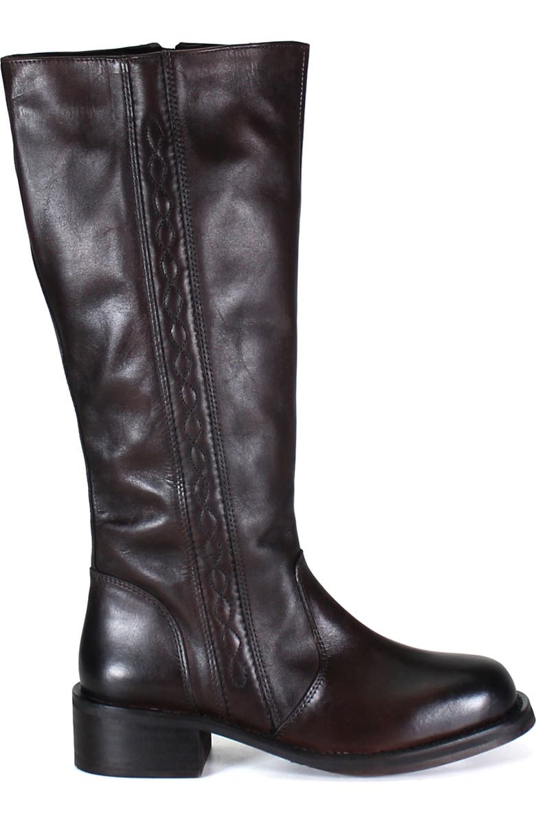 Diba True FO LIAGE Leather Tall Riding Boot, Alternate, color, Chocolate