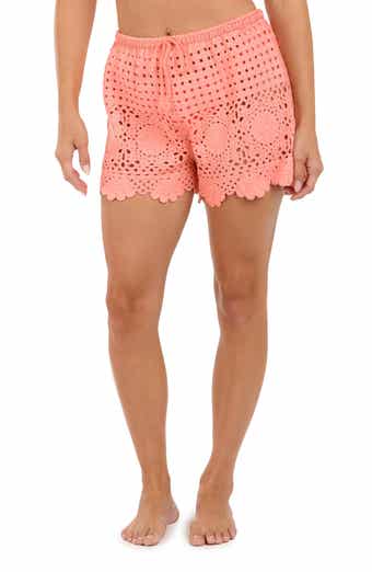 Citrus Crochet Cover-Up Shorts