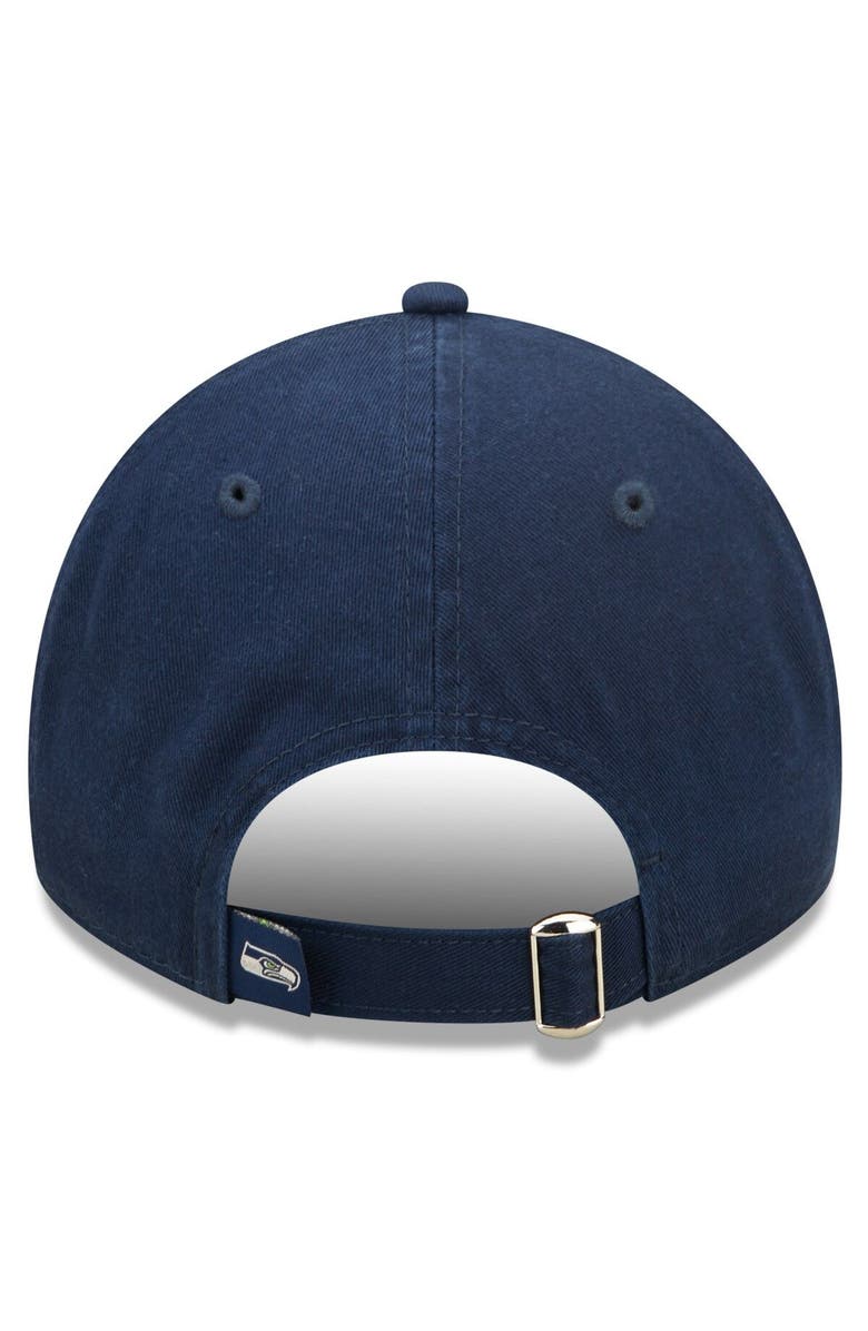 New Era Women's New Era College Navy Seattle Seahawks 2022 Sideline Adjustable 9TWENTY Hat, Alternate, color, Navy
