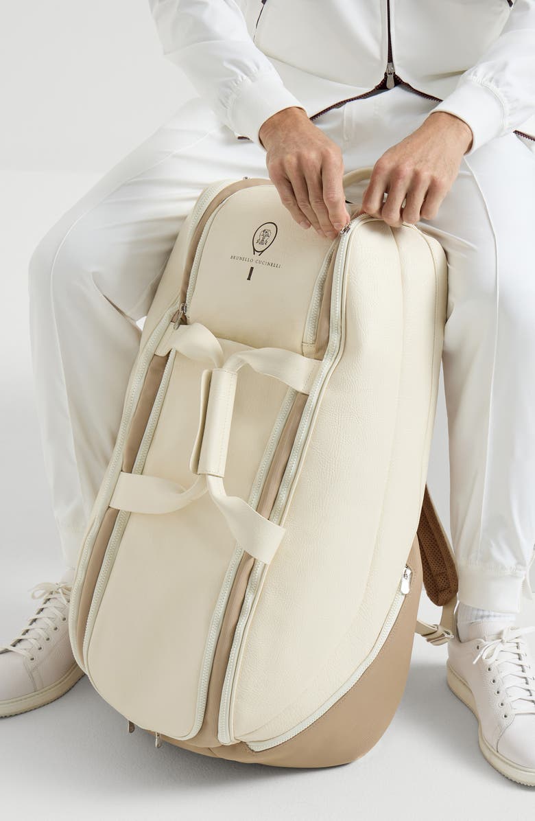 Brunello Cucinelli Tennis bag, Alternate, color, Panama