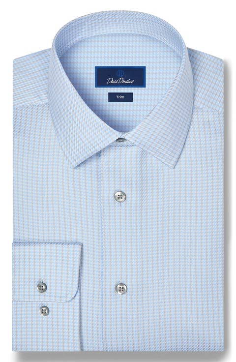Trim Fit Dobby Stripe Dress Shirt
