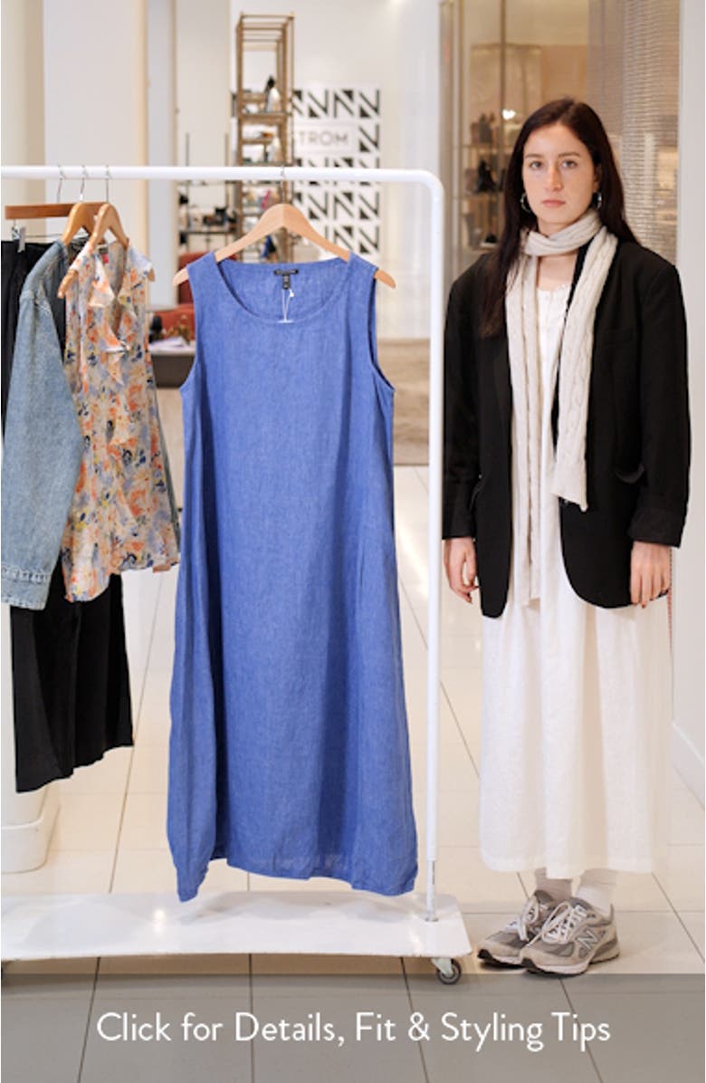 Organic Linen A-Line Dress, sales video thumbnail