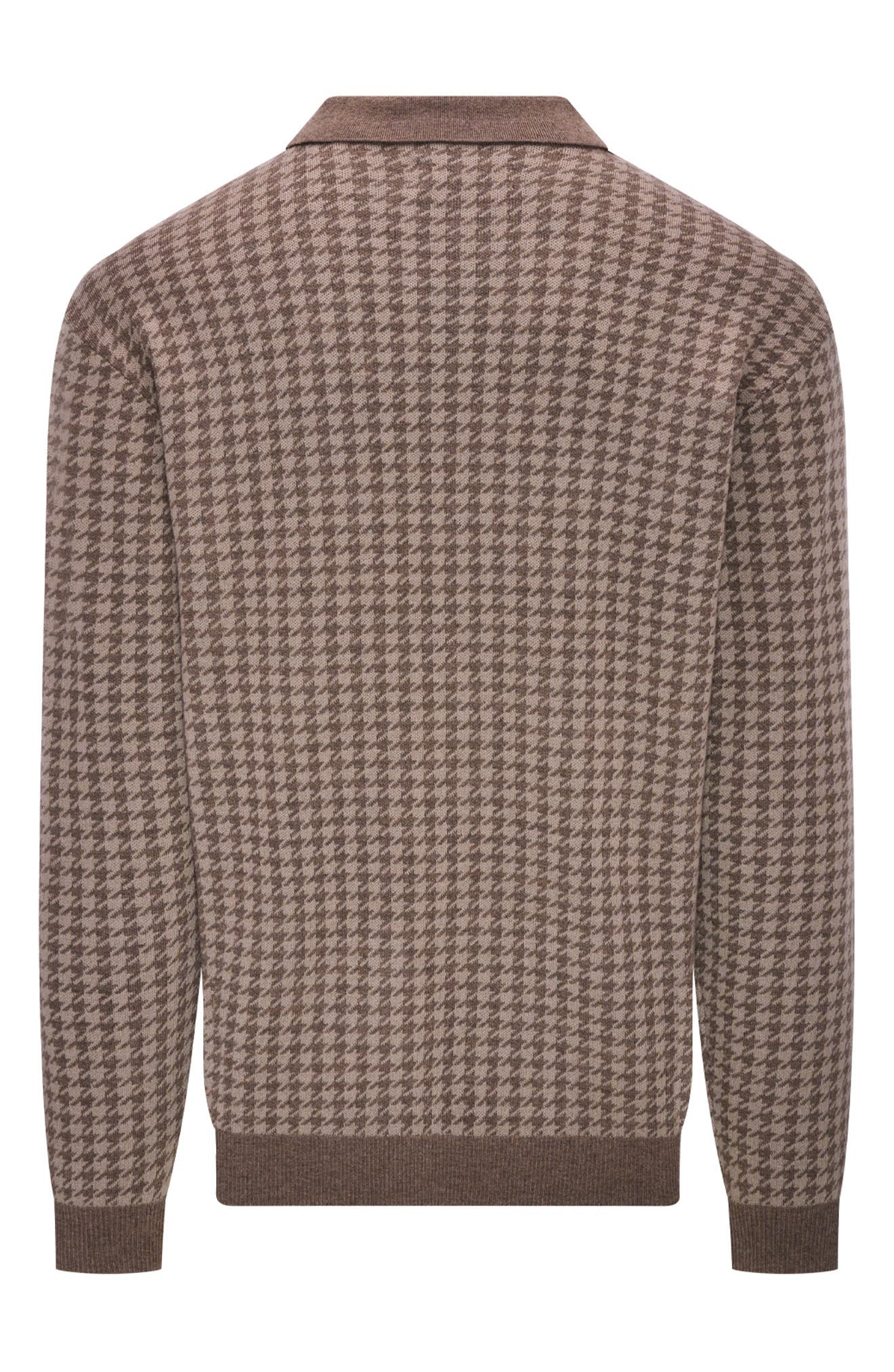 Houndstooth Polo Sweater - image 2