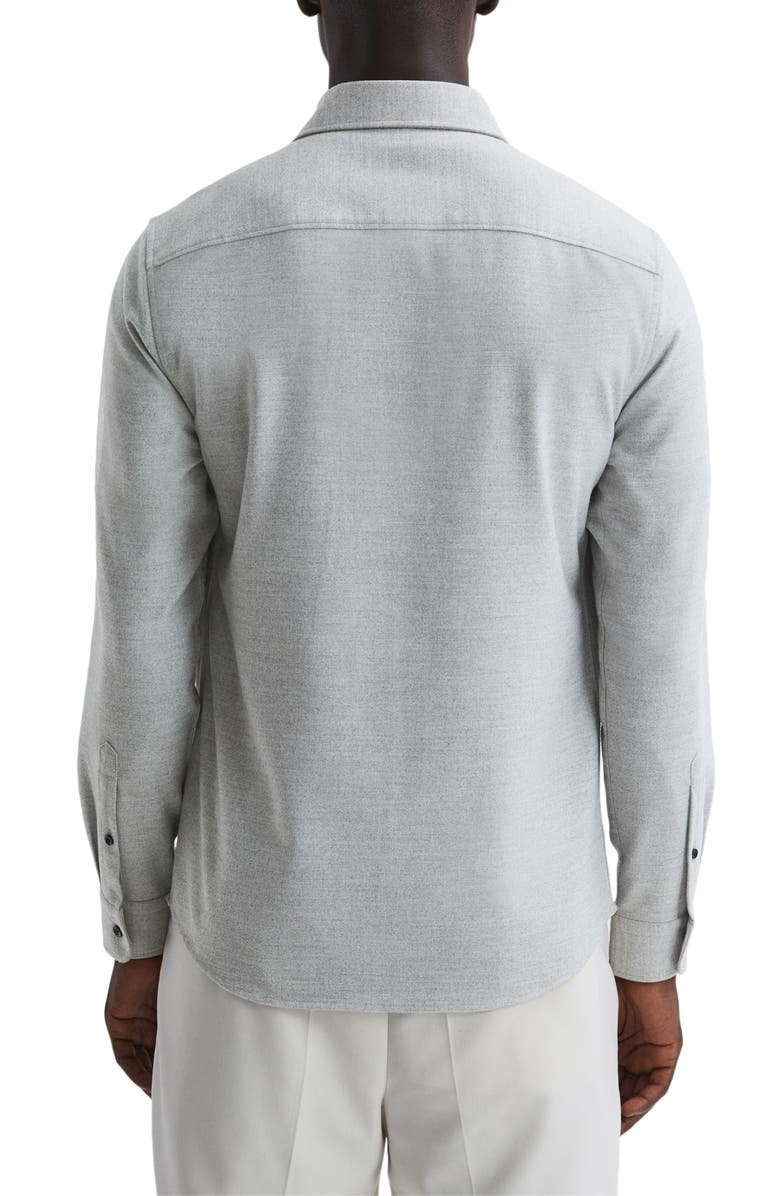 Reiss Chaser Twill Button-Up Shirt, Alternate, color, 
