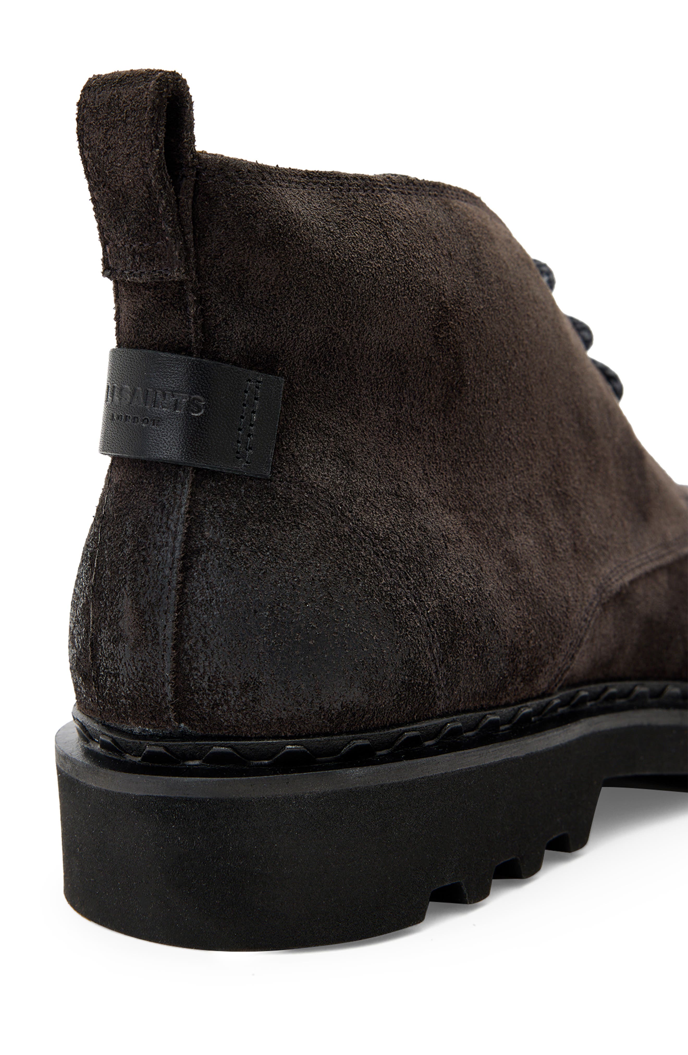 AllSaints Skiff Mid Lace-Up Boot, Alternate, color, Warm Grey