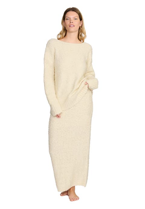 The Open-Back Sweater- Boucle