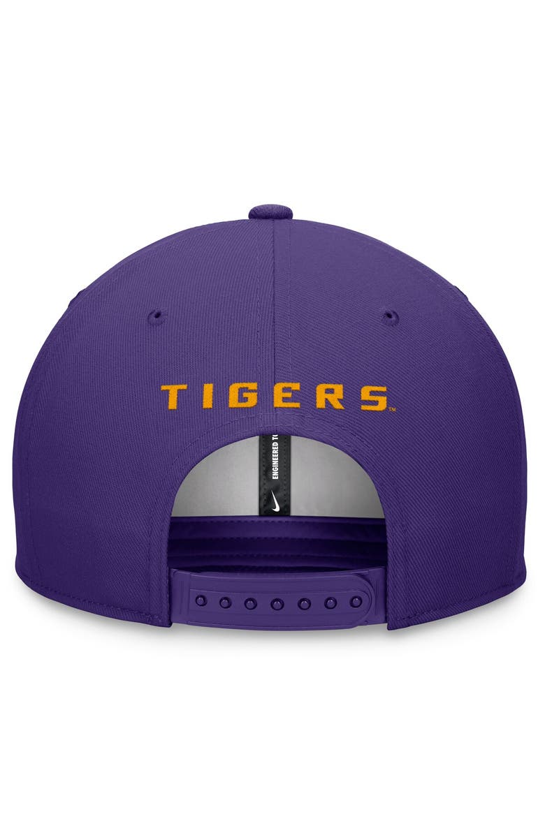Nike Men's Nike Purple LSU Tigers On-Field Pro Bill Snapback Hat, Alternate, color, 