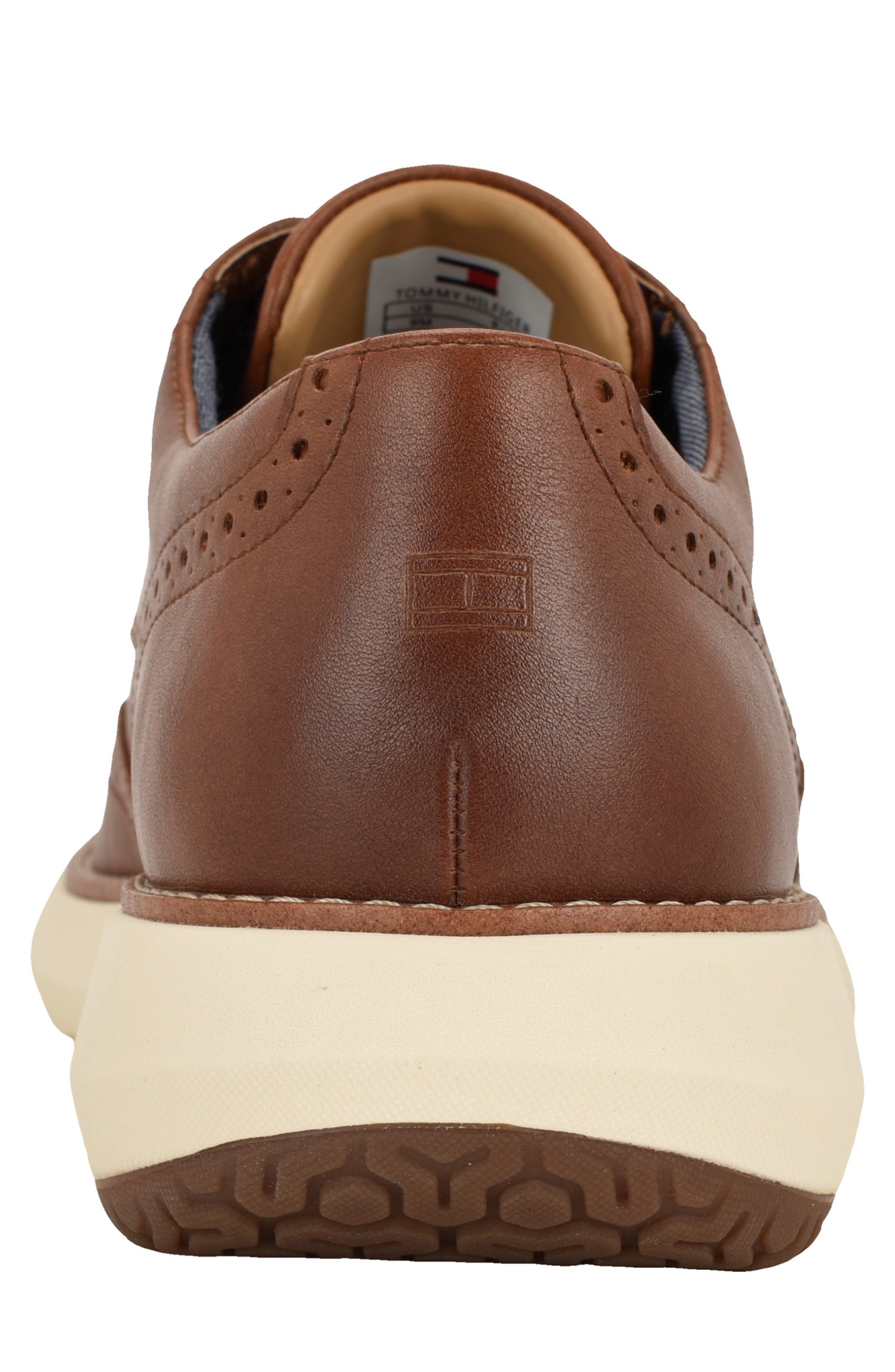 Tommy Hilfiger Foyer Wingtip Oxford, Alternate, color, Medium Brown
