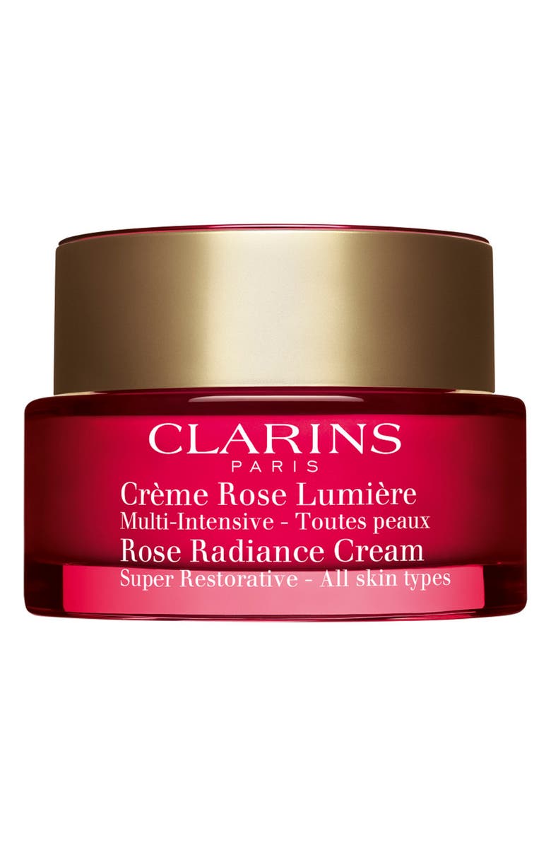Clarins Super Restorative Rose Radiance Anti-Aging Moisturizer, Main, color,