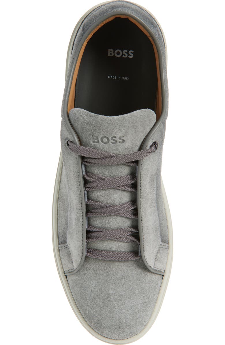 BOSS Gary Tennis Sneaker, Alternate, color, Medium Grey