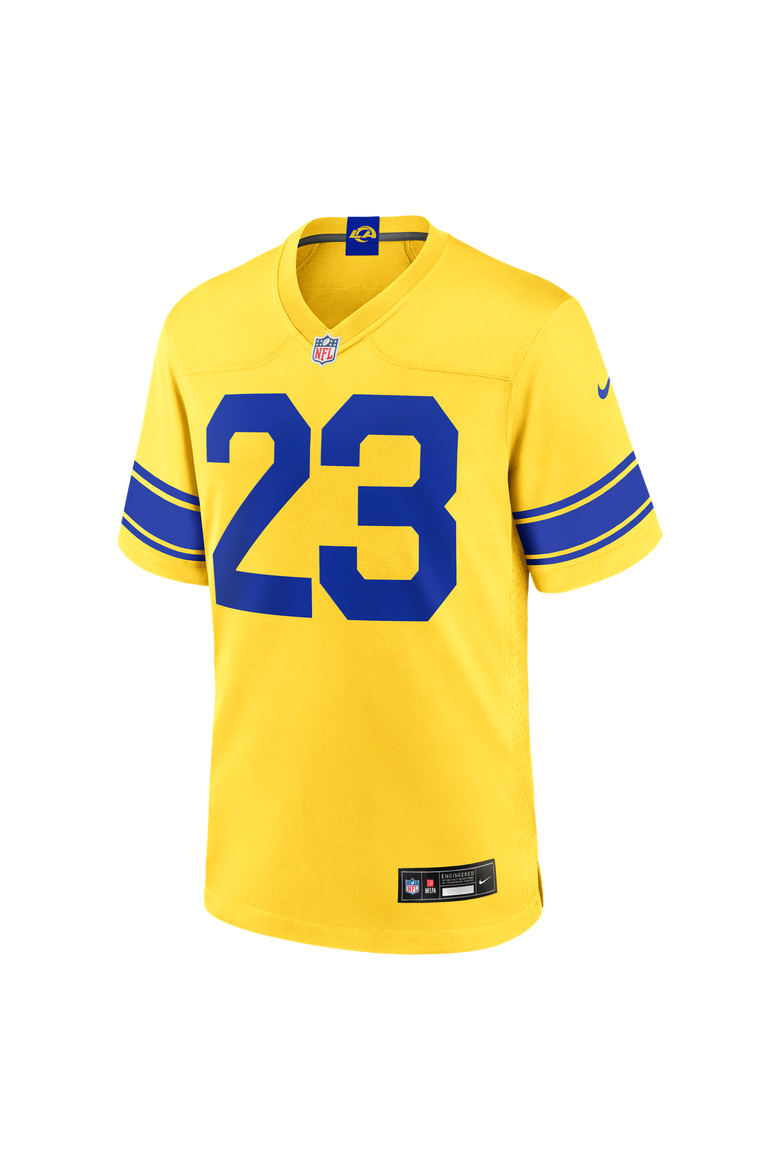 Men's Nike Kyren Williams Los Angeles Rams Classic Sol Game Jersey, Alternate, color, Gold