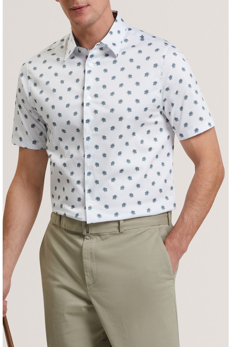 Chaska Regular Fit Button-Up Shirt, Main, color, WHITE