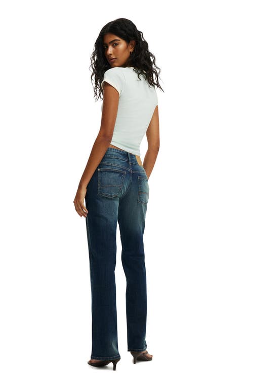 Cotton On Low Rise Bootcut Jean In Blue