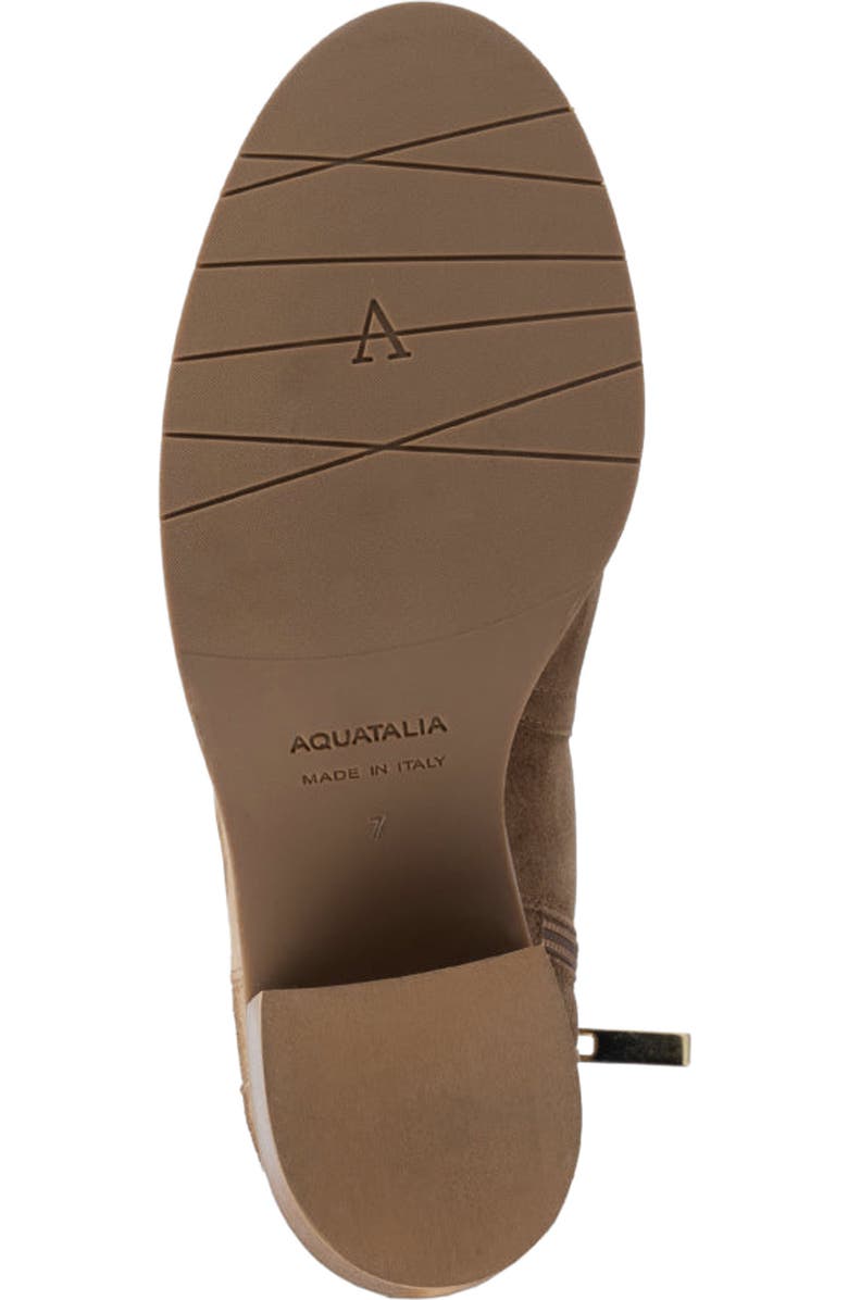 Aquatalia Janella Weatherproof Bootie, Alternate, color, Champagne Suede