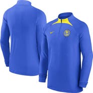 Nike Men's Nike Blue Club America 2022/23 Strike Drill Performance Raglan Quarter-Zip Long Sleeve Top