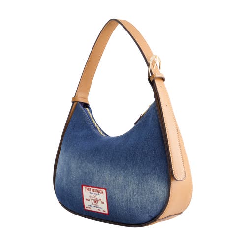 True Religion Horseshoe Pocket Medium Hobo In Blue