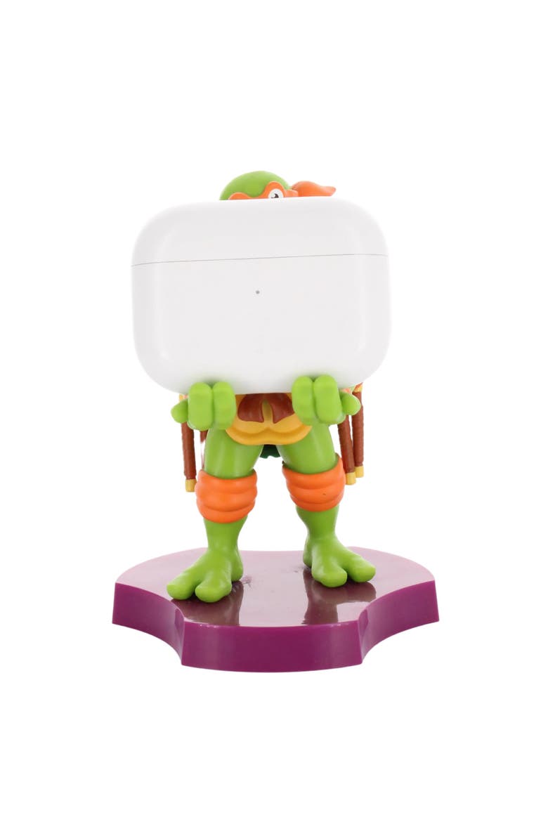 Holdems Tmnt Michaelangelo Earbud & Phone Holder, Alternate, color, Multicolored