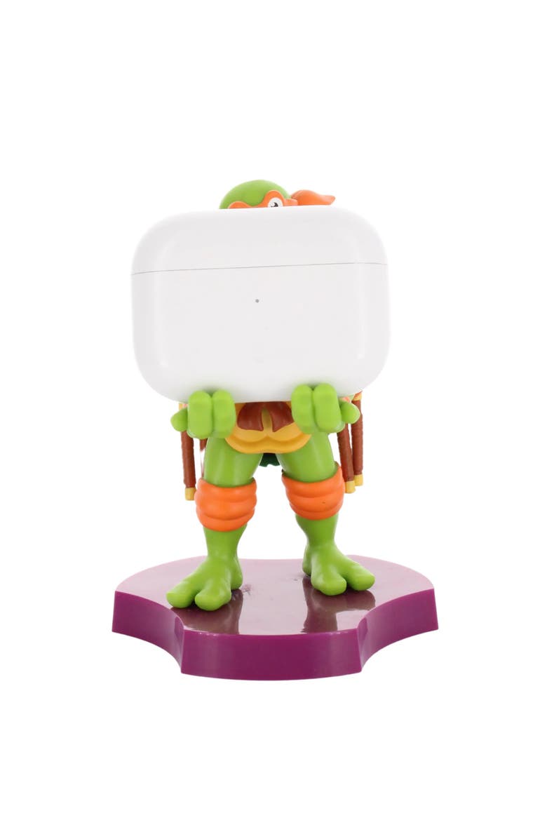 Exquisite Gaming Holdems Tmnt Michaelangelo Earbud & Phone Holder, Alternate, color, Multicolored