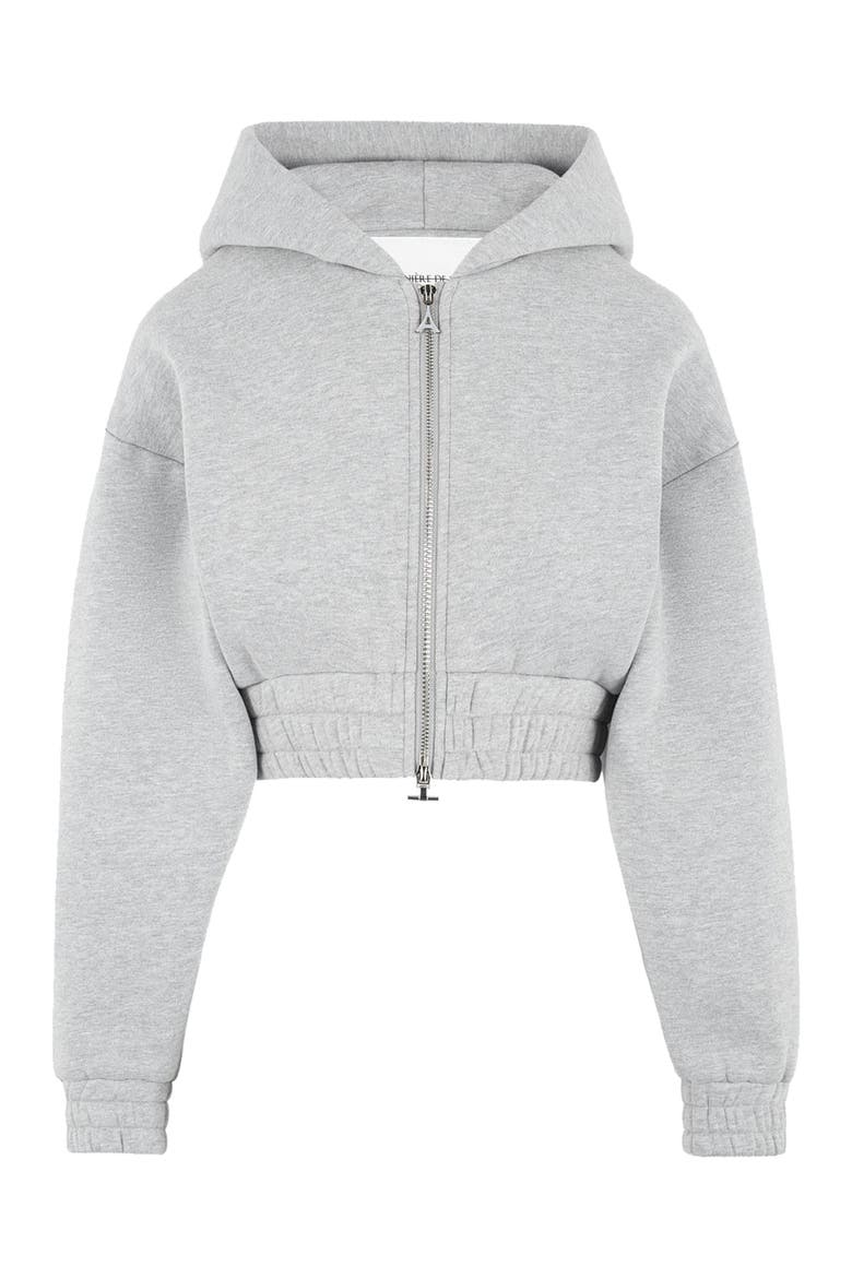 Josiane Relaxed Zip Through Hoodie, Alternate, color, Grey