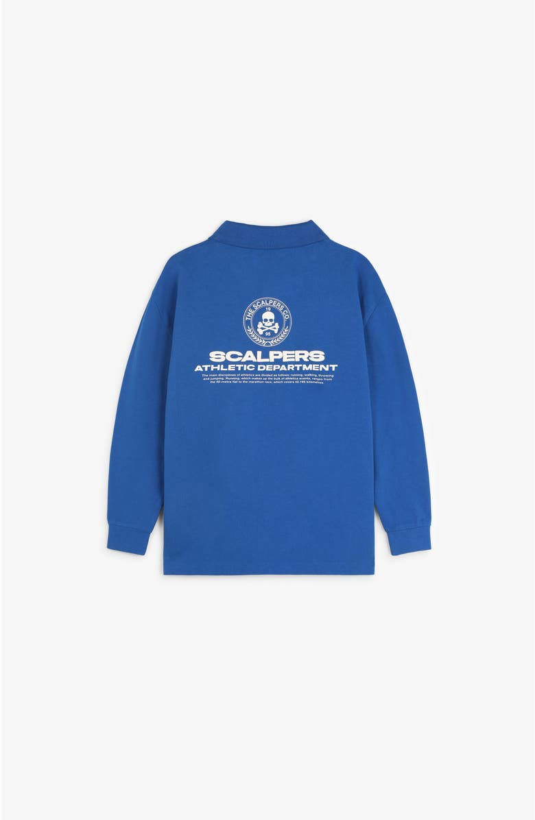 Scalpers Jerseylspolo Kids, Alternate, color, Blue