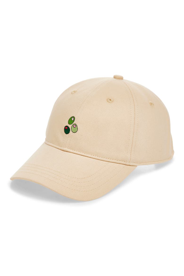 Olives Baseball Cap, Main, color, TAN