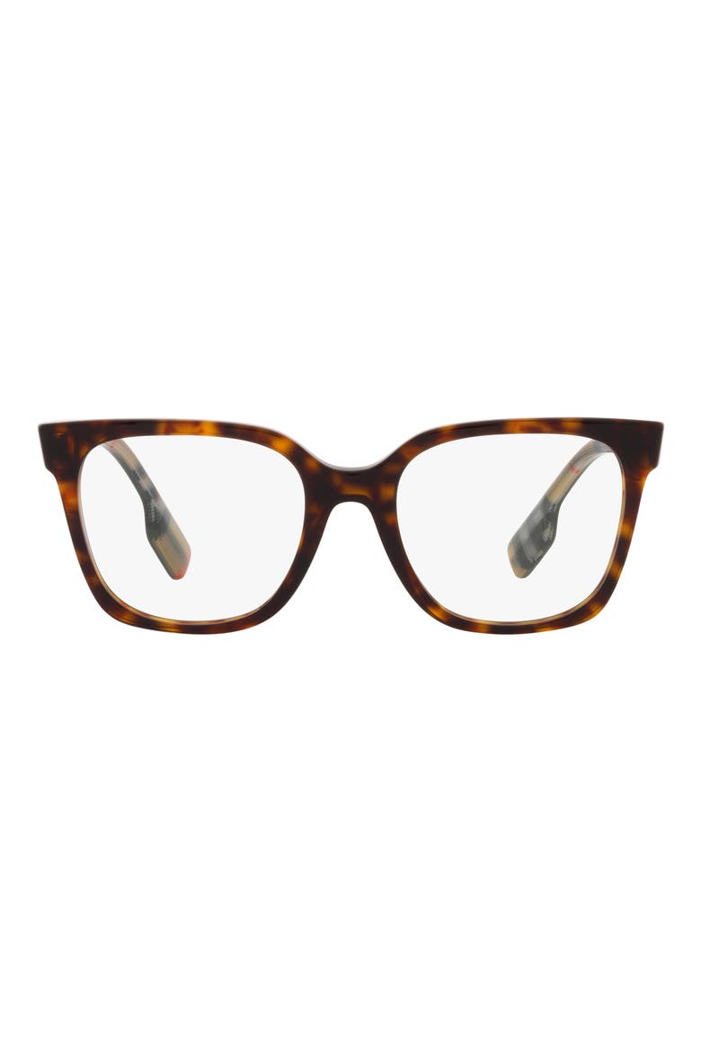 Evelyn 52mm Square Optical Glasses, Main, color, DARK HAVANA
