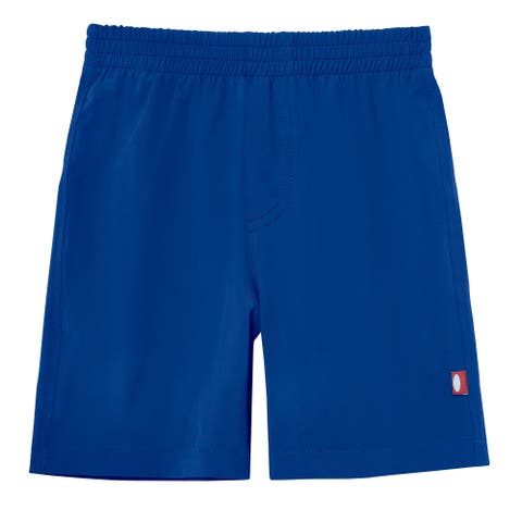 Boys UPF 50+ Soft Stretch Club Above The Knee Swim Trunks