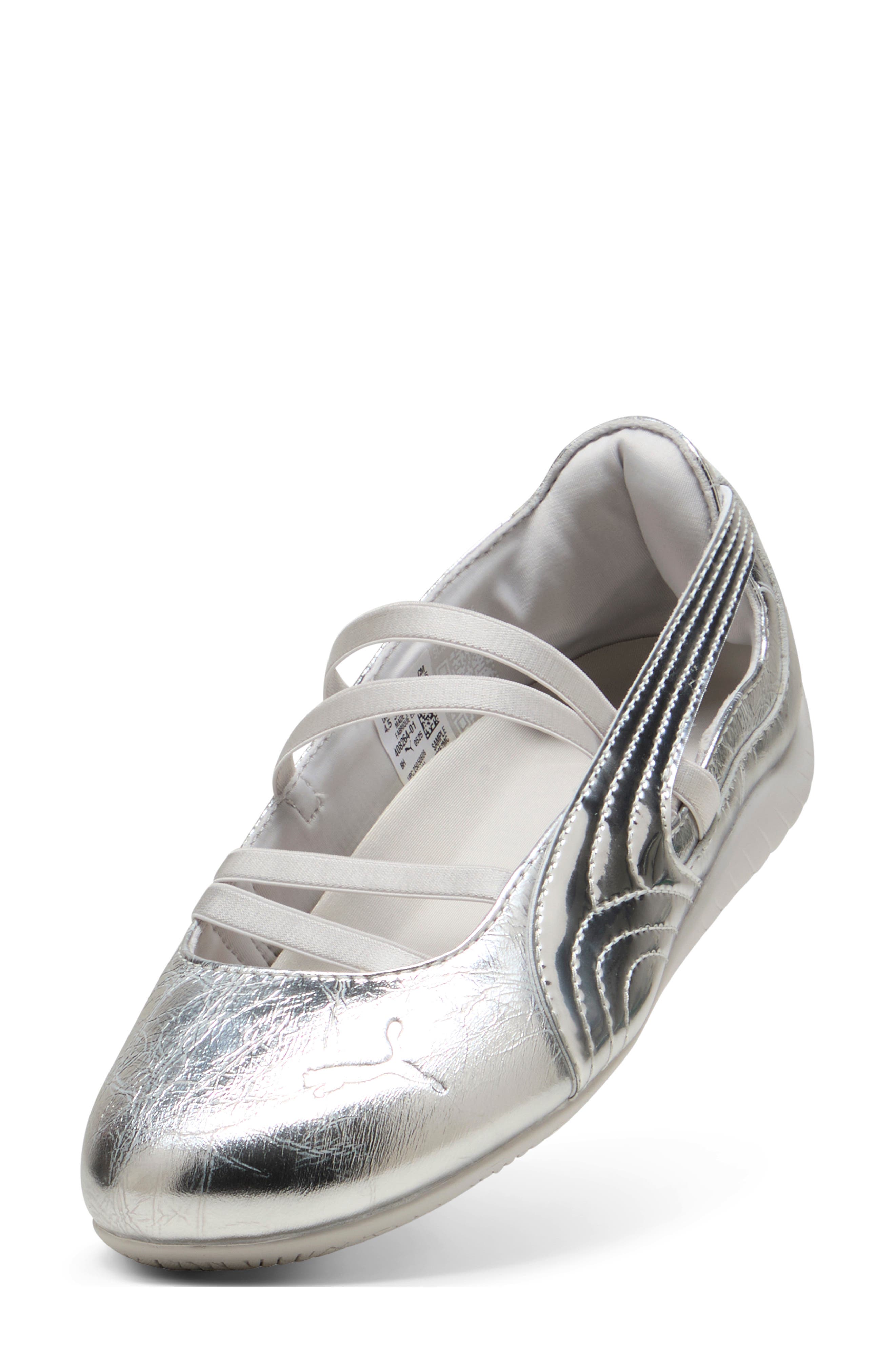 Speedcat Ballet Lustre Sneaker, Alternate, color, PUMA SILVER/ FEATHER GRAY
