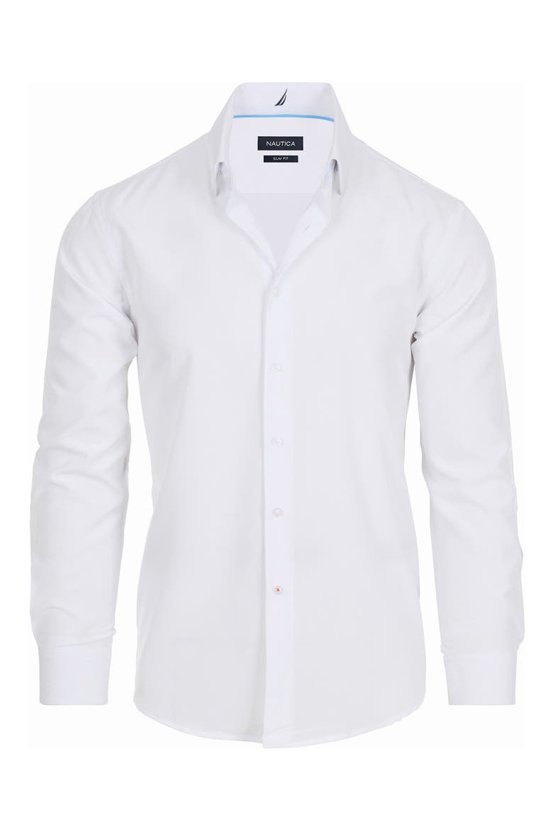 Standard Fit Solid Dress Shirt, Alternate, color, WHITE