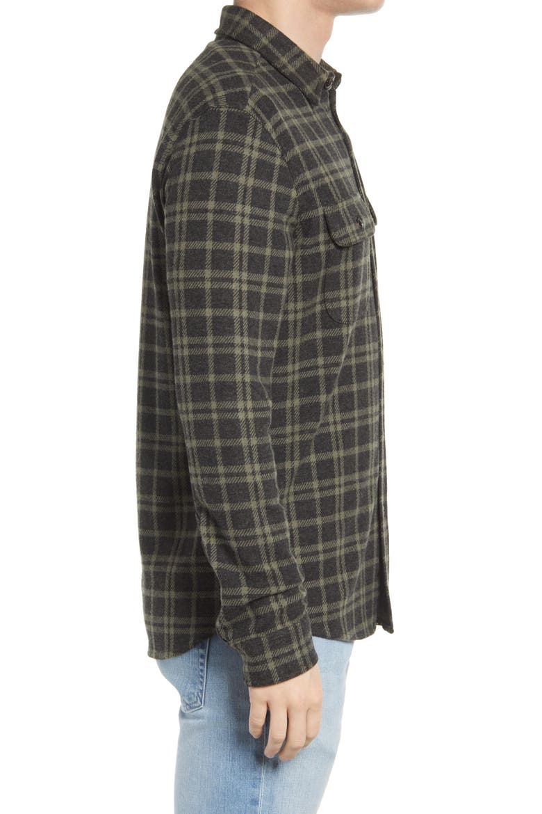 Legend Plaid Knit Shirt, Alternate, color, DELEVAN PLAID