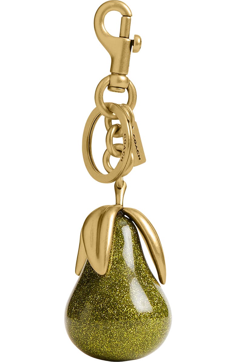 COACH Pear Bag Charm, Main, color,