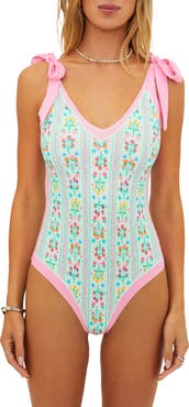 Beach Riot Akira Floral One-Piece Swimsuit