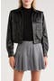 Flap Patch Pocket Faux Leather Jacket