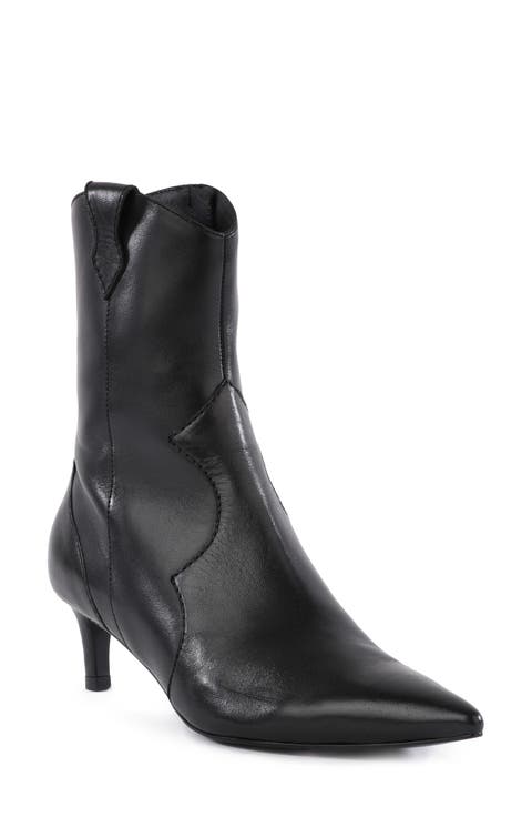 Dallas Pointy Toe Western Sock Boot (Women)