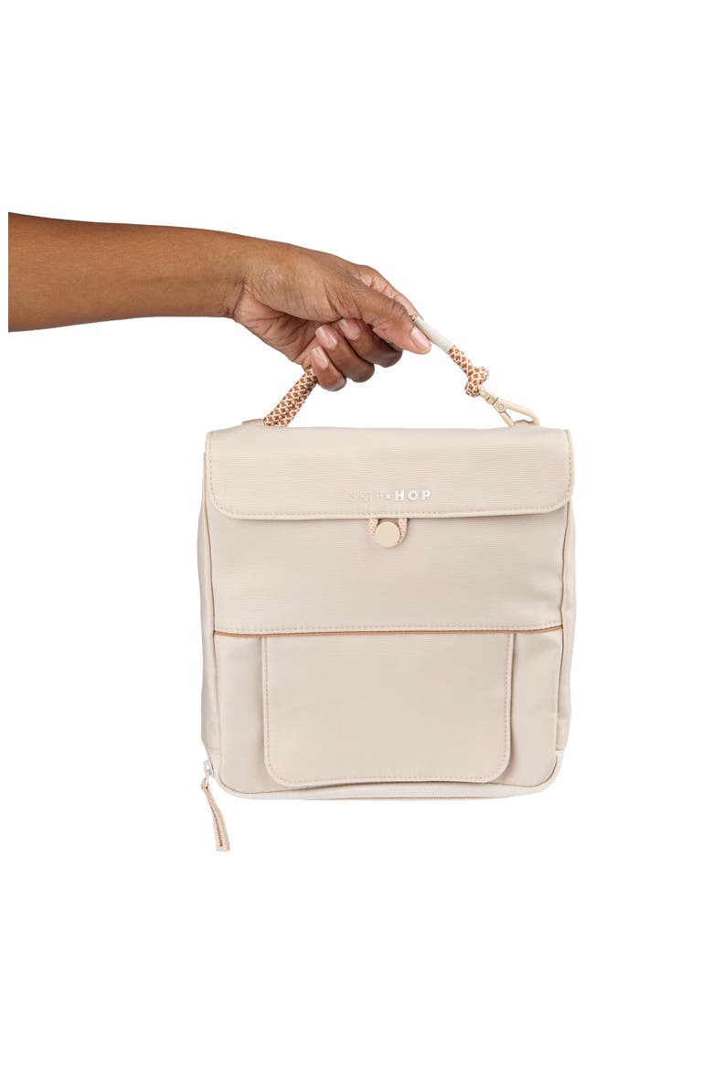 Clean Slate Changing Station Diaper Bag, Alternate, color, BROWN