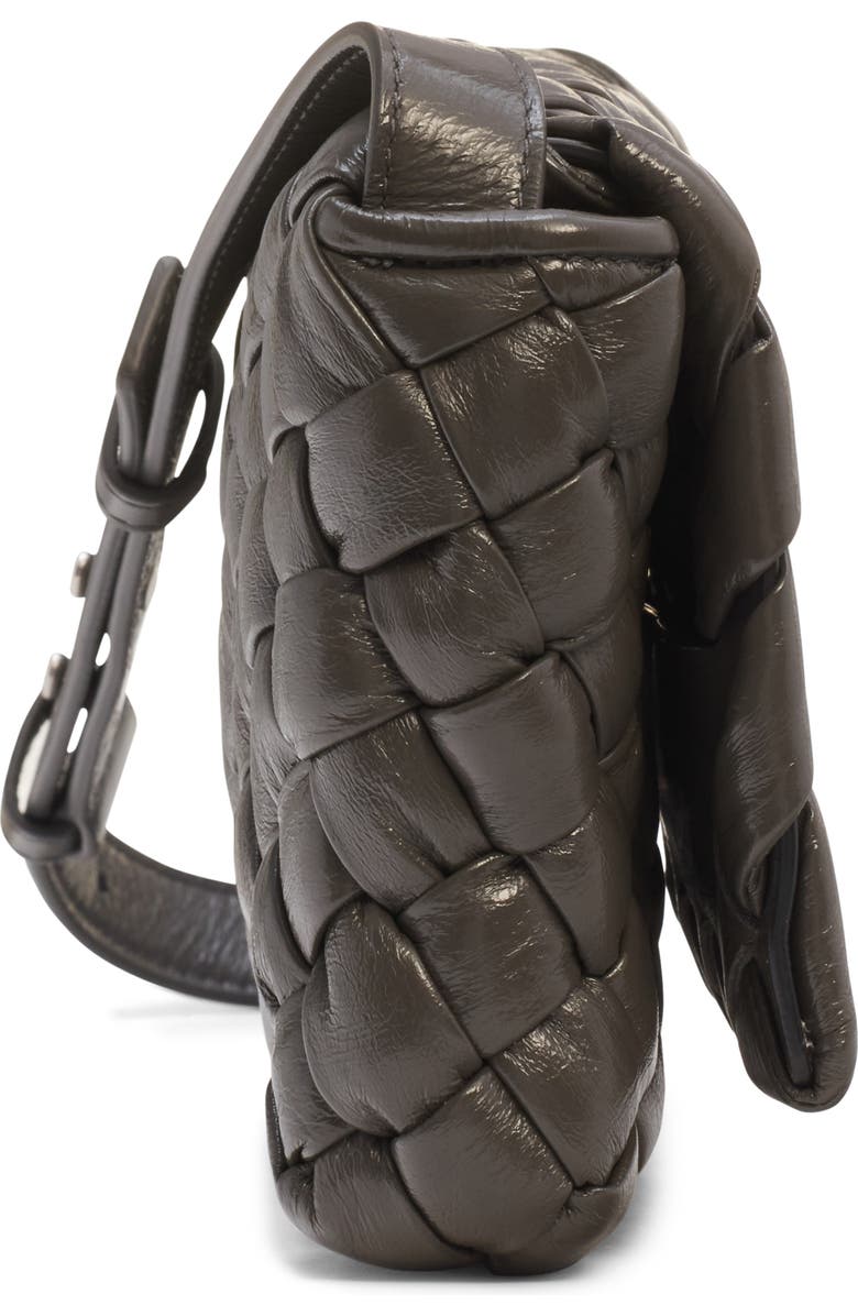 Bottega Veneta Small Rumple Intreccio 2.0 Leather Messenger Bag, Alternate, color,