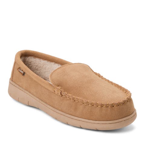 Genuine Cow Suede Venetian Moc Slippers